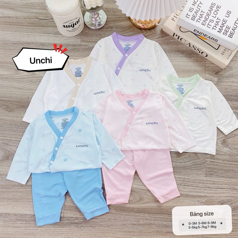 ไม่จิ ชุดแขนยาวสไตล์ญี่ปุ่นสําหรับเด็กชายและเด็กหญิงแรกเกิดทําจากไม้ไผ่ปิติตคุณภาพสูงนุ่มเย็นสบายและ