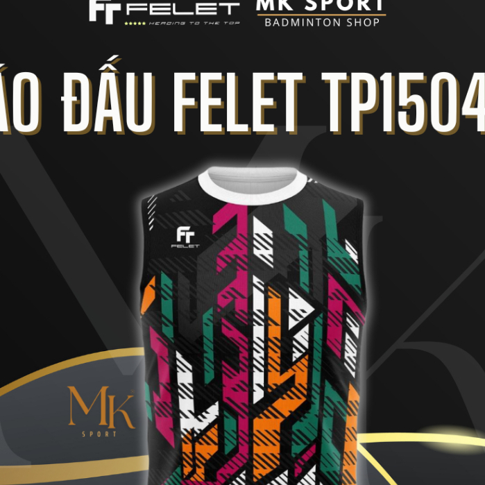ของแท้ BLACK FELET TP1504 SHORT JERSEY - BADMINTON GEAR