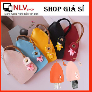Túi đựng móc khóa,Ví đựng chìa khóa bằng da PU chống thấm nước họa tiết cute.túi bảo quản chìa khóa