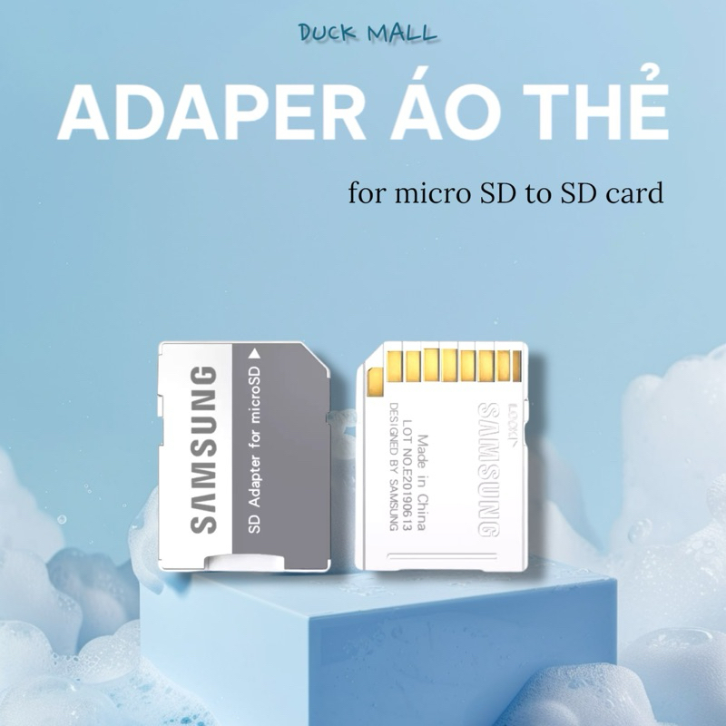 [ Combo of 2 CARD SHIRT ] Samsung Adapter แปลงจาก micro SD เป็น SD