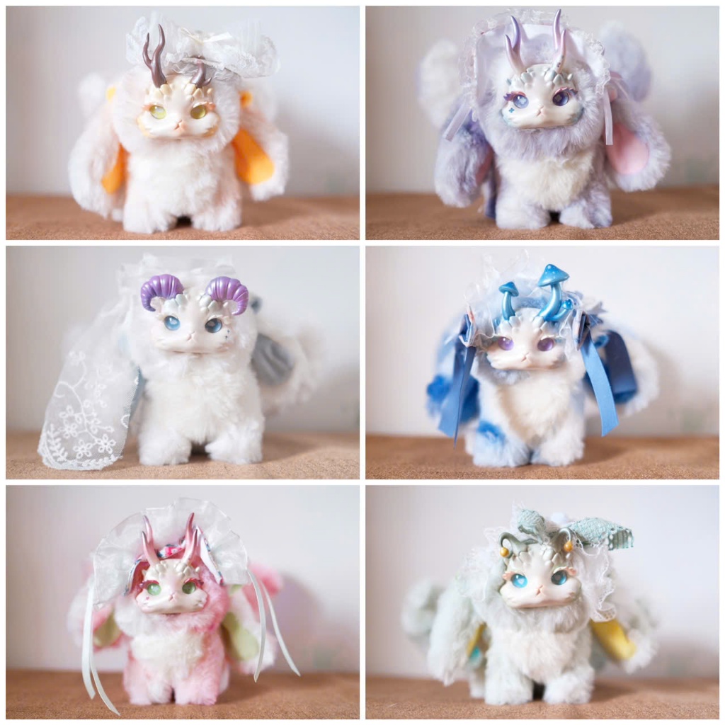 [รูปถ่ายของตัวเอง] Tutulong V1 Fantasy Forest Tea Party- Dragon Rabbit Forest Creatures Tea Party Pl