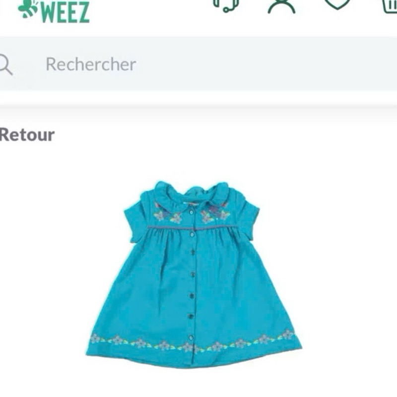 C1030 ชุดเดรสเด็กผู้หญิง made in France แบรนด์ Dpam surplus 3-14kg [Kiennier] X04-20