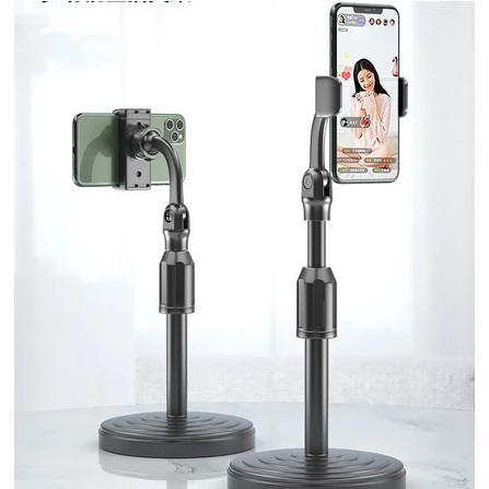 [ L08 ] ที่วางโทรศัพท์ livestream สําหรับการดูวิดีโอด้วยการหมุน 360 องศาที่เสถียรสําหรับการบันทึกวิด