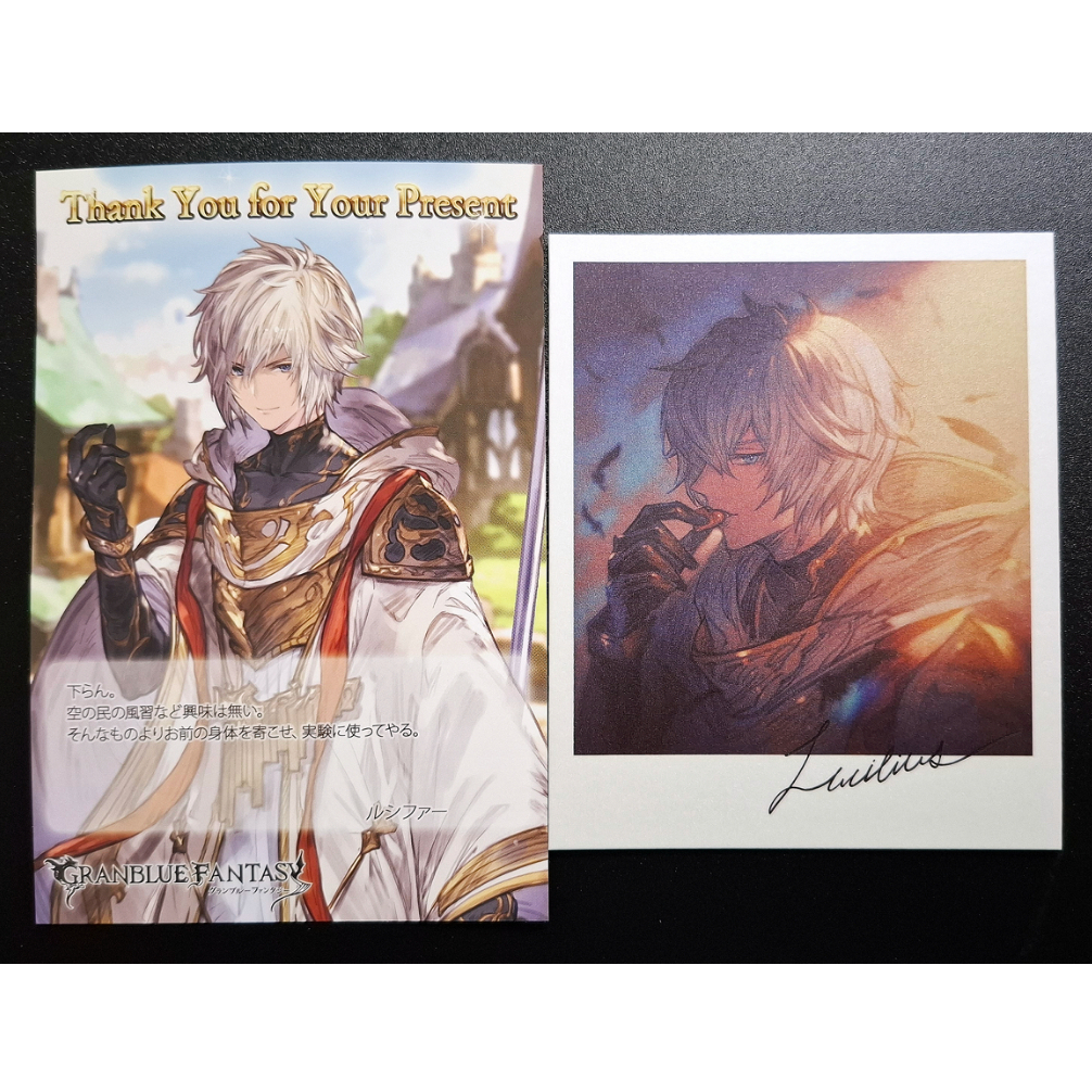 Shikishi Granblue Fantasy White Day Campaign 2018 Cygames Japan ของแท้