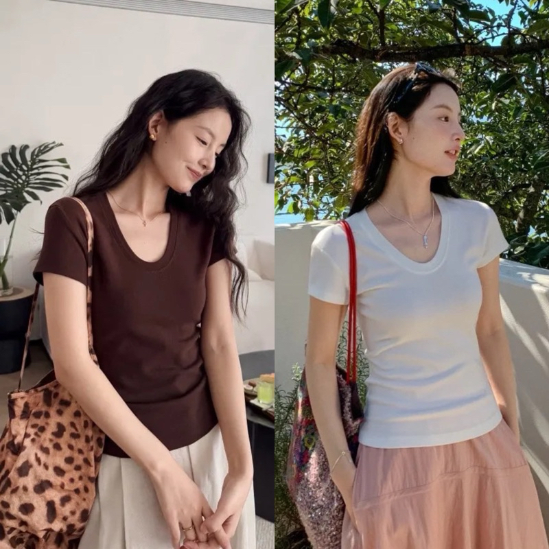 FSD QC Lumii เสื้อยืดแขนกุดคอเต่าทรงเข้ารูป