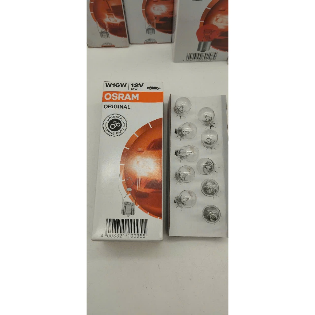 หลอดไฟ OSRAM ของแท้ T15 W16W 12V 16W
