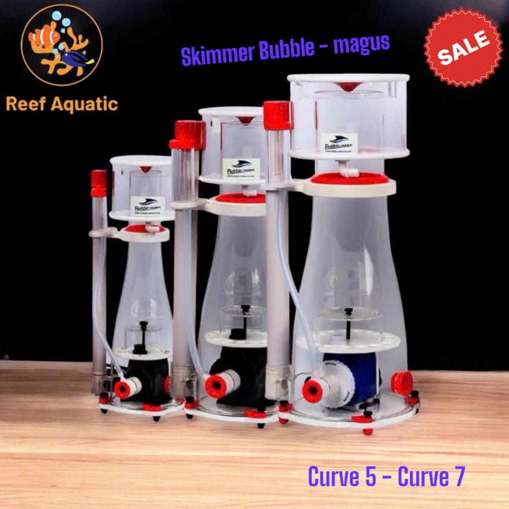 SKIMMER BUBBLE MAGUS CURVE 5, CURVE 7, Protein Skimmer สําหรับตู้ปลาทะเลและถังปะการัง