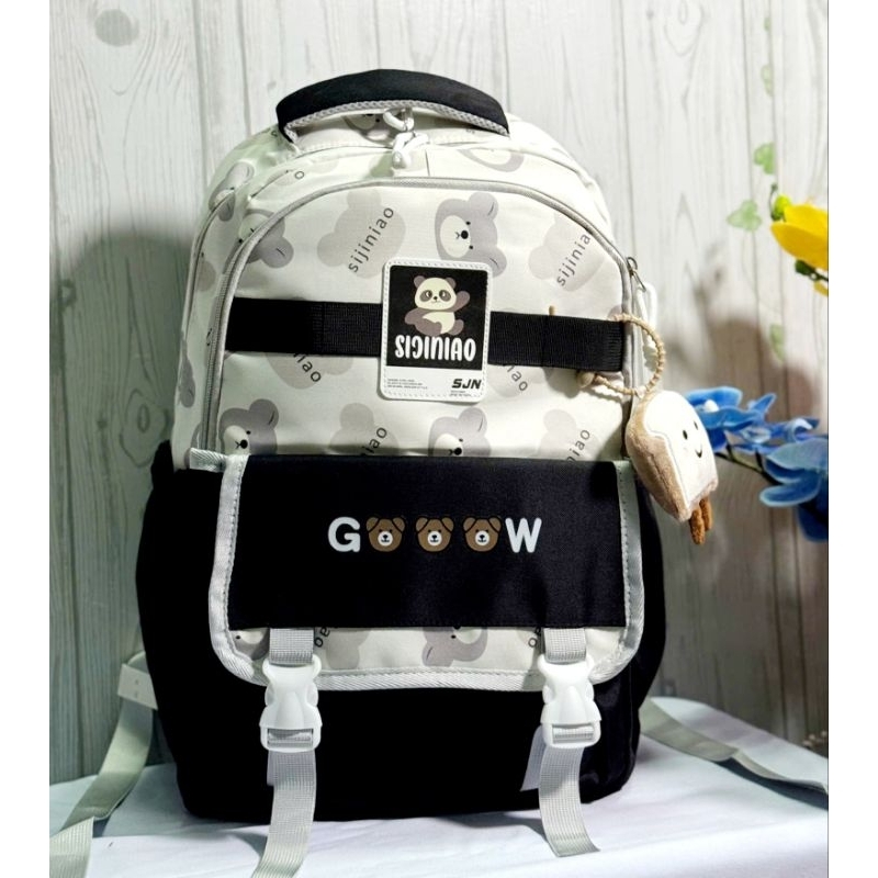 กระเป๋าเป้สะพายหลังนักเรียนสุดหรูสําหรับนักเรียนมัธยมปลายสไตล์ยูนิเซ็ท - รูปที่ 4