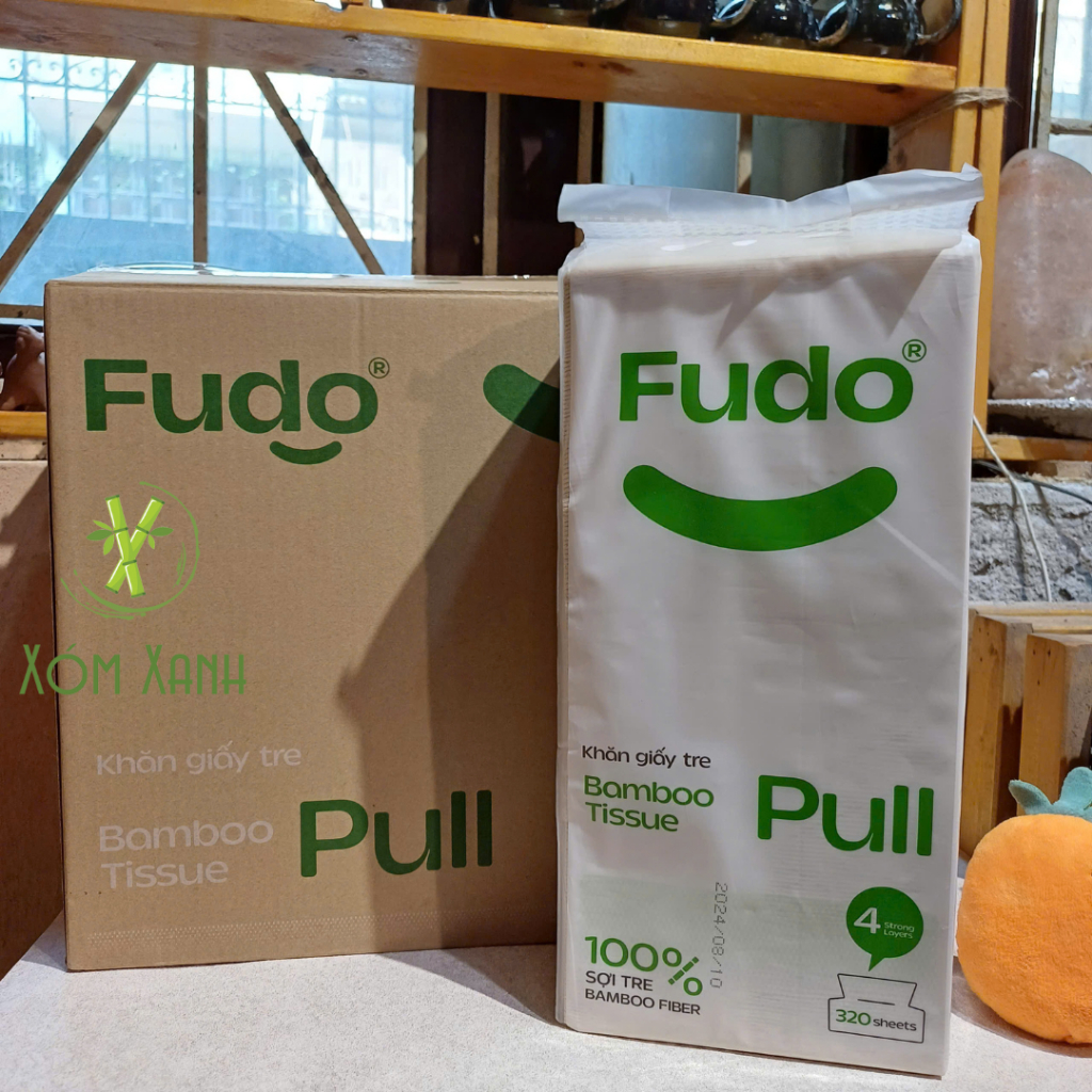 FUDO, WALL-MOUNTED TISSUE BAG จาก NATURAL BAMBOO FIBER – FUDO, BAMBOO TISSUE PULL