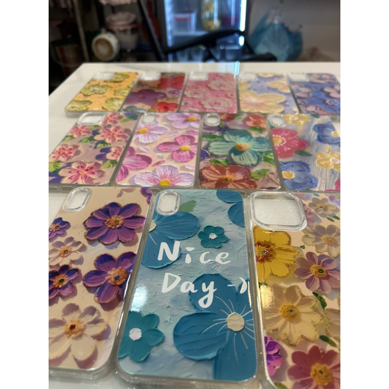 เคสดอกไม้ 3D สําหรับ iPhone 14promax/Xmax/16pro/11/7plus/13promax/16promax/11promax/15promax/12proma