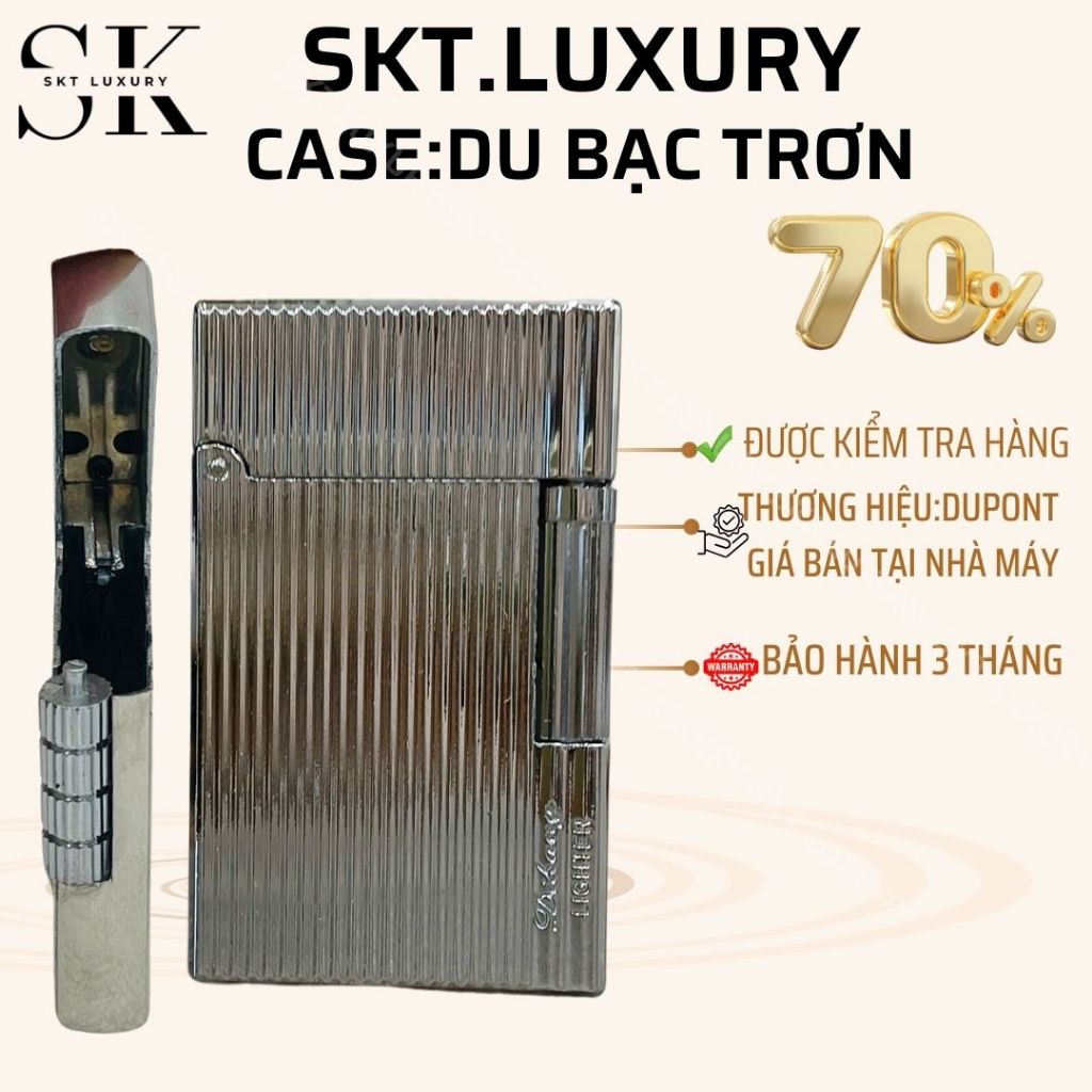 CASE Dupont สีเงินธรรมดา (มีน้ําแข็ง 5v)วัสดุทองเหลือง (ไม่รวมฟูเอล)