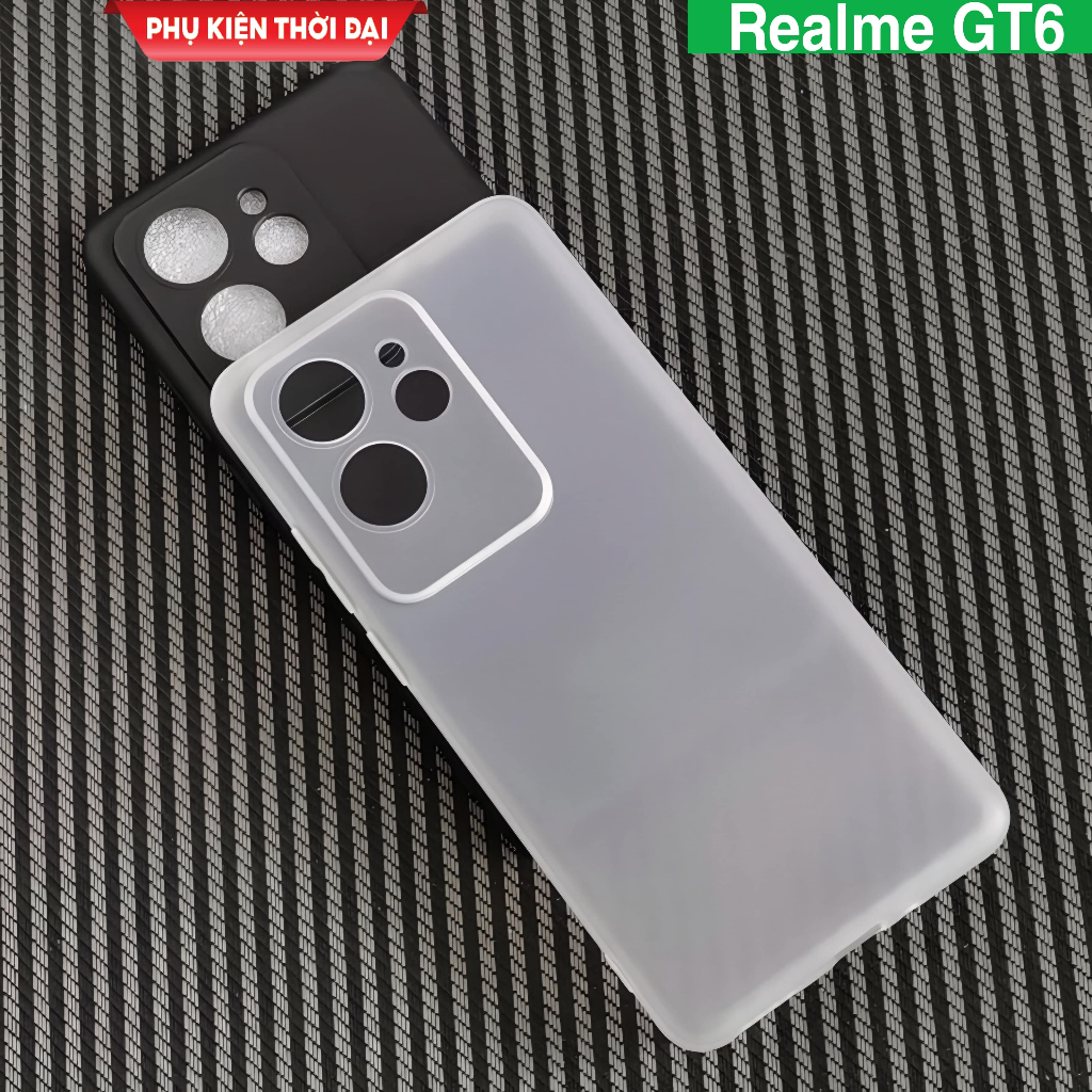 เคส Realme GT6 China / GT7 / GT7 Pro บางเฉียบ กันกระแทก เคส tpu แบบนุ่มคุณภาพสูงเพื่อปกป้องกล้อง