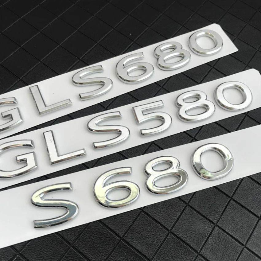 สติ๊กเกอร์รูปลอกของ S680 และ GLS680 สําหรับท้ายรถ Maybach