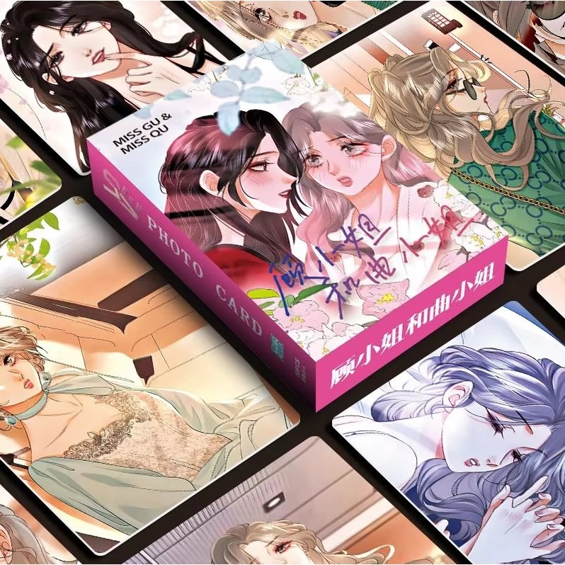 กล่องการ์ดโลโม่ 55 ใบ โฮโลแกรม Miss and Sweet Miss Yuri Manga GL GirlLove