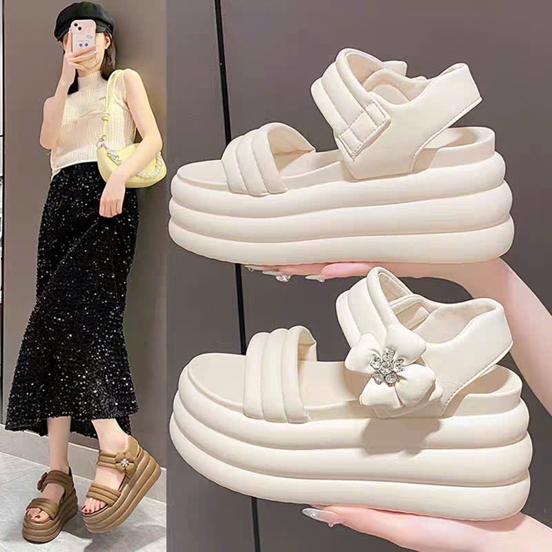 รองเท้าแตะ BM 7CM COTTON STRAP สายคุณภาพสูง gp SUN tcn1 cnt