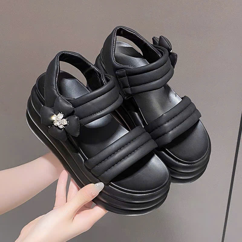 รองเท้าแตะ BM 7CM COTTON STRAP สายคุณภาพสูง gp SUN tcn1 cnt