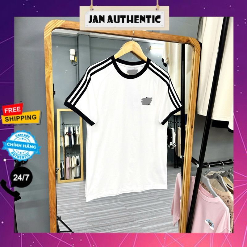 เสื้อยืด Adicolor 3-Stripes Das สีขาวแท้ CODE: IA4846 | แจนแท้
