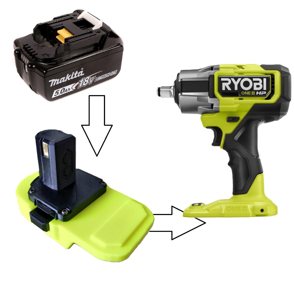 อะแดปเตอร์แบตเตอรี่สากลสําหรับ Ryobi ONE+ 18v