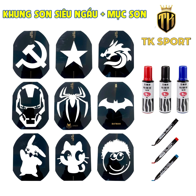 กรอบทาสีโลโก้ไม้แบดมินตันรุ่นใหม่ลายการ์ตูนสุดเท่