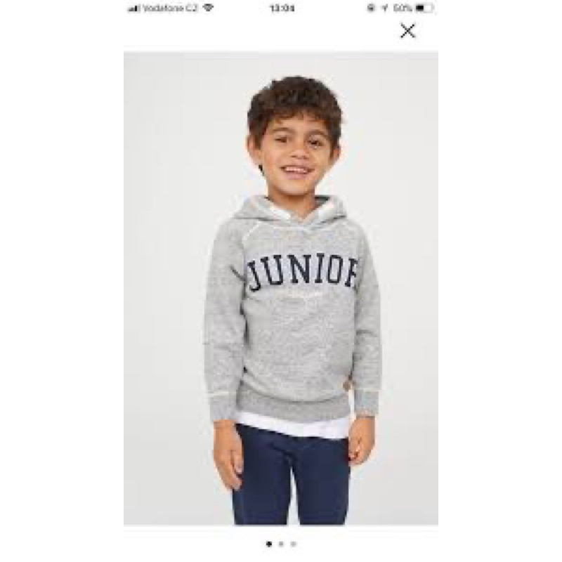 [ออสเตรเลีย 90%] เสื้อสเวตเตอร์เด็ก Knit Hooded Jumper H&M auth ไซส์ 110 4-6T