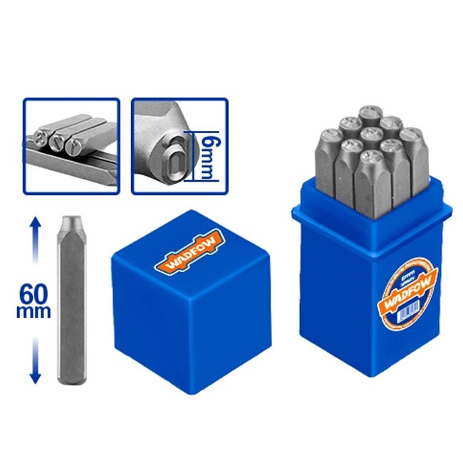 WADFOW WCC9596 ชุดดอกสว่าน 6 มม. 9 ชุด (เครื่องมือ)