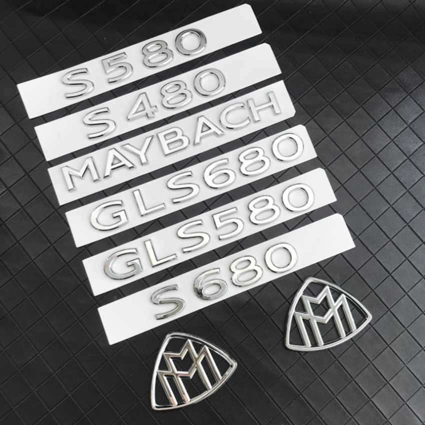 สติ๊กเกอร์รูปลอกของ S680 และ GLS680 สําหรับท้ายรถ Maybach