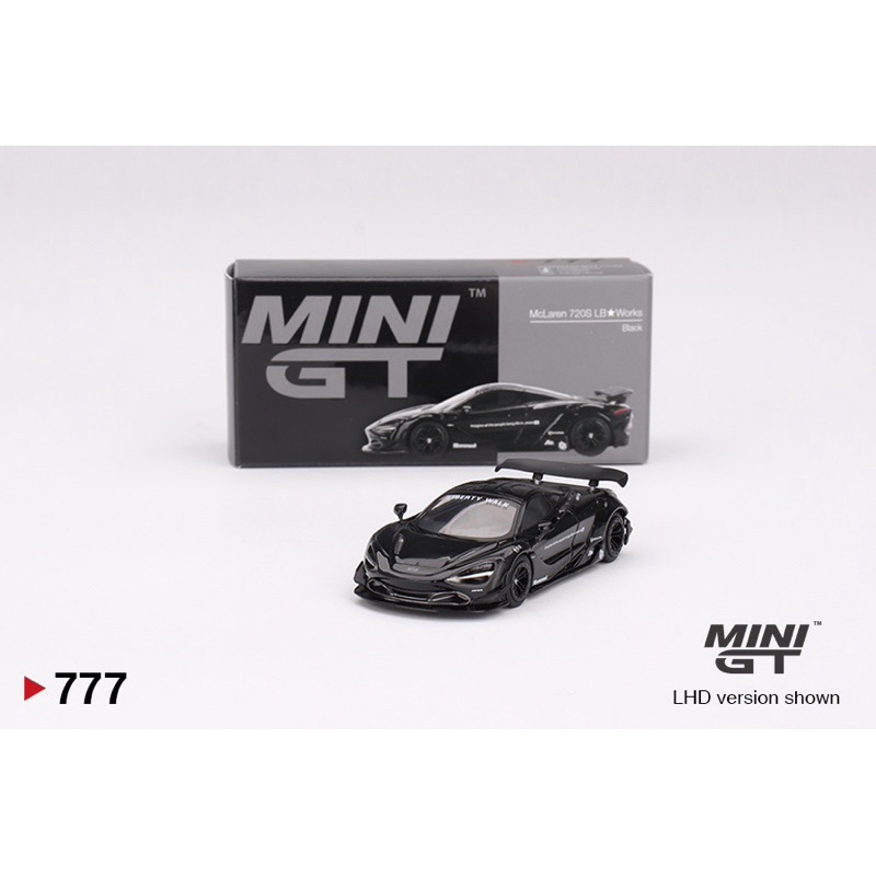 Hobby Store รถรุ่น MiniGT 777 McLaren 720S LB Works Black