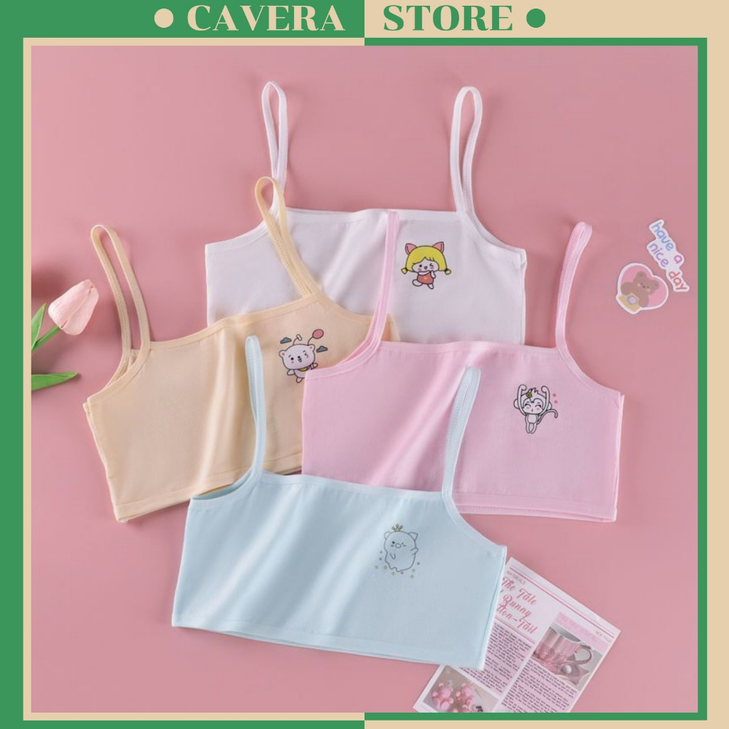 เสื้อผ้าฝ้ายเด็กลายการ์ตูนน่ารักสีสดใสชุดชั้นในเย็นและนุ่มสําหรับผิวของทารก CAVERA B.402
