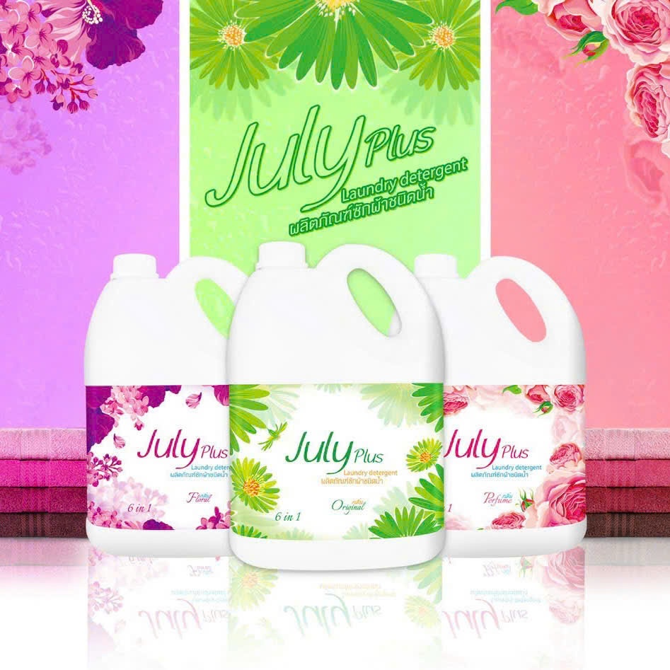 Nn­July Plus Floral 3.5L น้ํายาซักผ้าระดับพรีเมียม made in Thailand