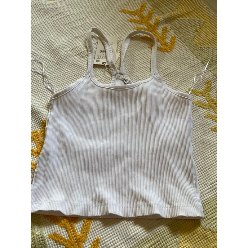 Zr m เสื้อคล้องคอ seo สีขาว