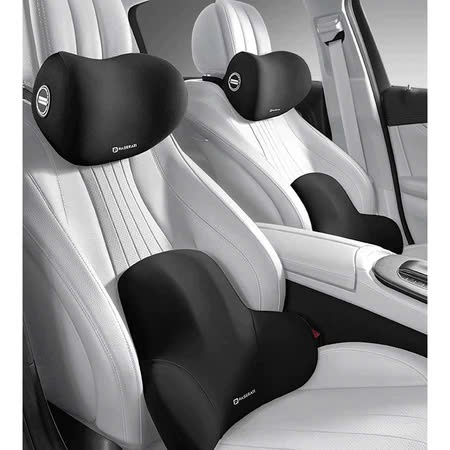 AWESOME หมอนรองศีรษะพนักพิงรถยาง, หมอนรองคอและหลังเบาะรถสํานักงานป้องกันความเมื่อยล้า