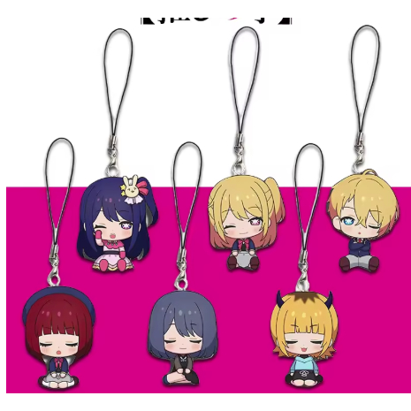 OshiNoKo Hoshino Ai พวงกุญแจโทรศัพท์การ์ตูนอนิเมะ