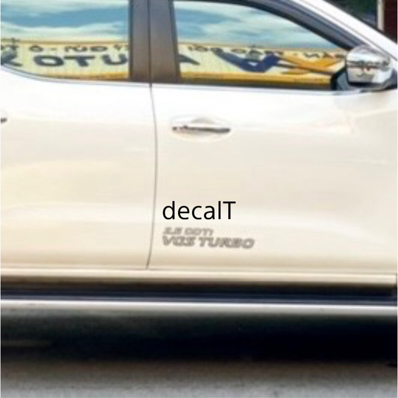 สติ๊กเกอร์ตัวอักษร 2.5 VGS Turbo สําหรับนาวาร่า สติ๊กเกอร์ตัวอักษร 2.5 VGS สําหรับ Navara