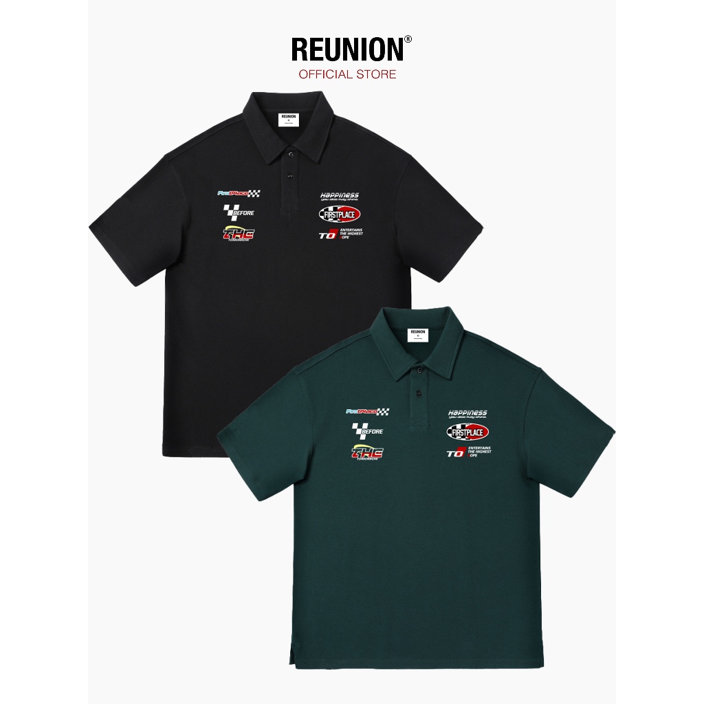 REUNION RACEING เสื้อโปโลเสื้อยืดคอปก Unisex PL3