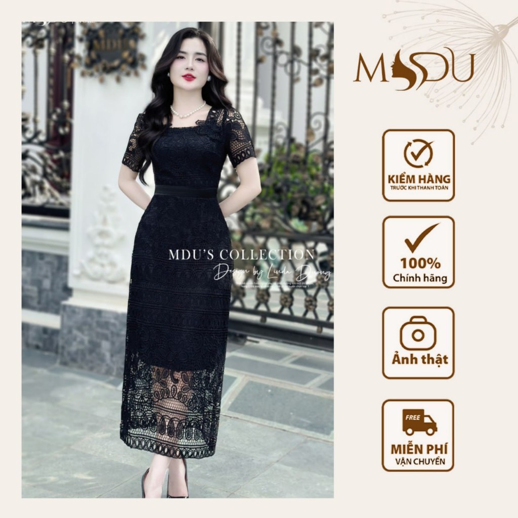 ชุดเดรสบอดี้คอน MDU4411 ทําจากลูกไม้เชื่อม Jacquard คุณภาพสูงจาก MDU K28-D1-1