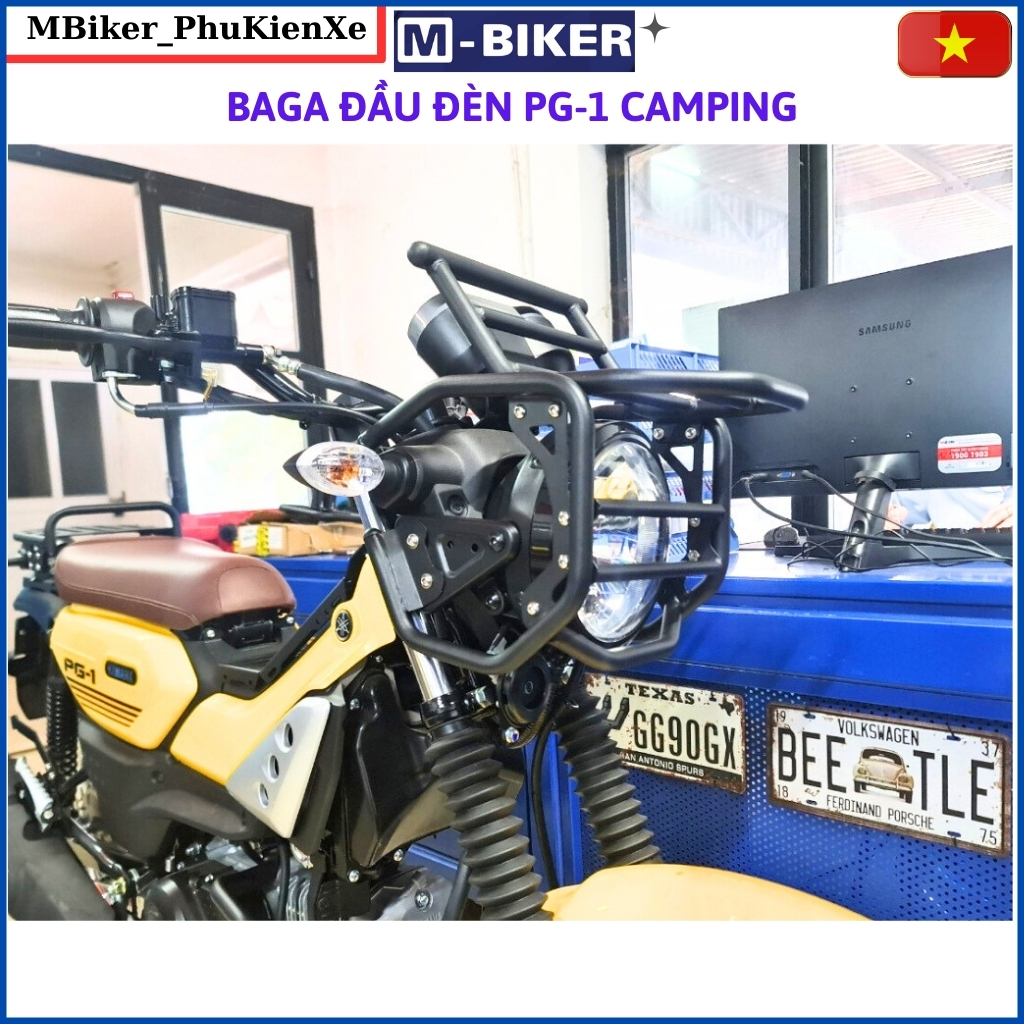 กระเป๋าหน้า pg1 กระเป๋าไฟหน้า pg1 กระเป๋าตะกร้าหน้า pg1, baga pg1, m-biker