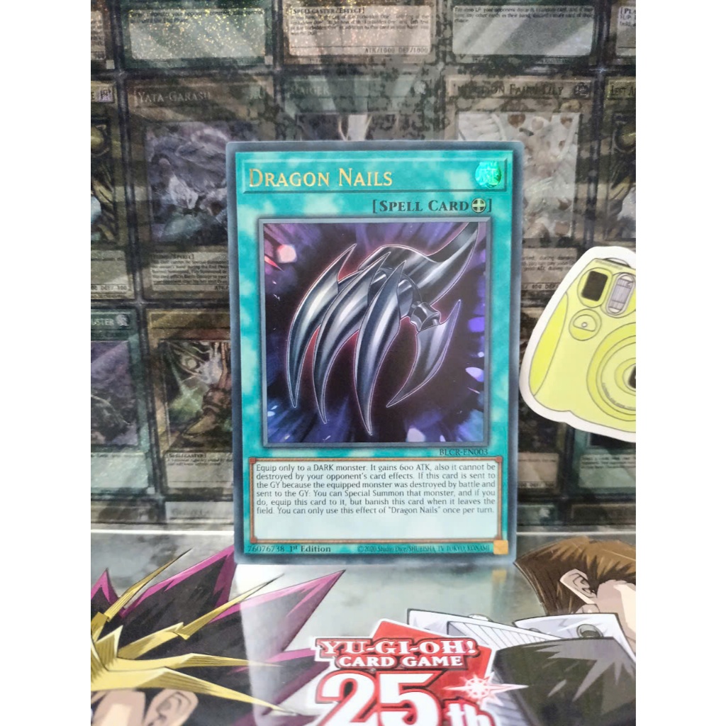 [ Do Lac Yugioh ] Mint90 Yugioh Spell Dragon Nails Cards - Ultra