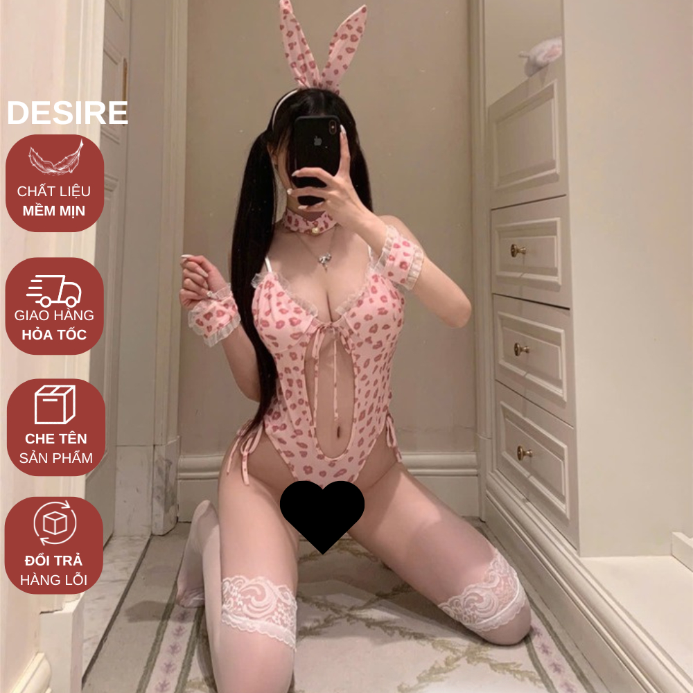DESIRE NEWS RABBIT ชุดนอนคอสเพลย์ VN-1129-1