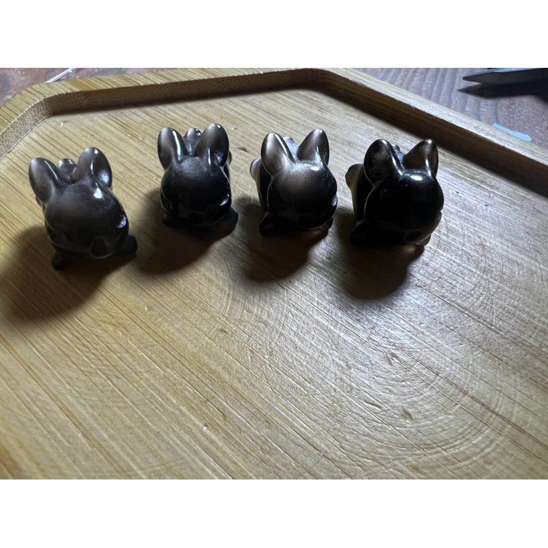 Obsidian Rabbit Charm ขนาด 15mm+