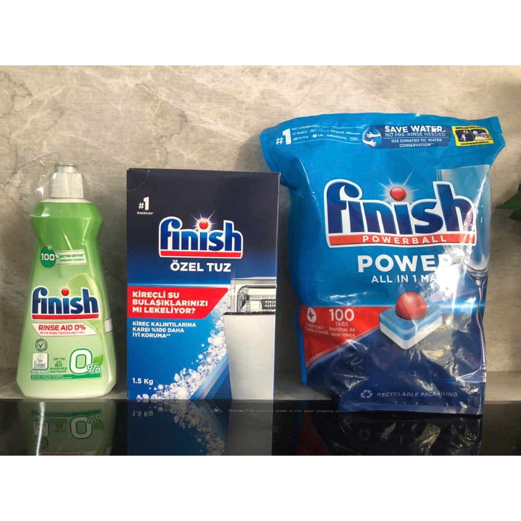 Finish Product Set - [Tablet - Salt - Ball] - ใช้สําหรับเครื่องล้างจาน
