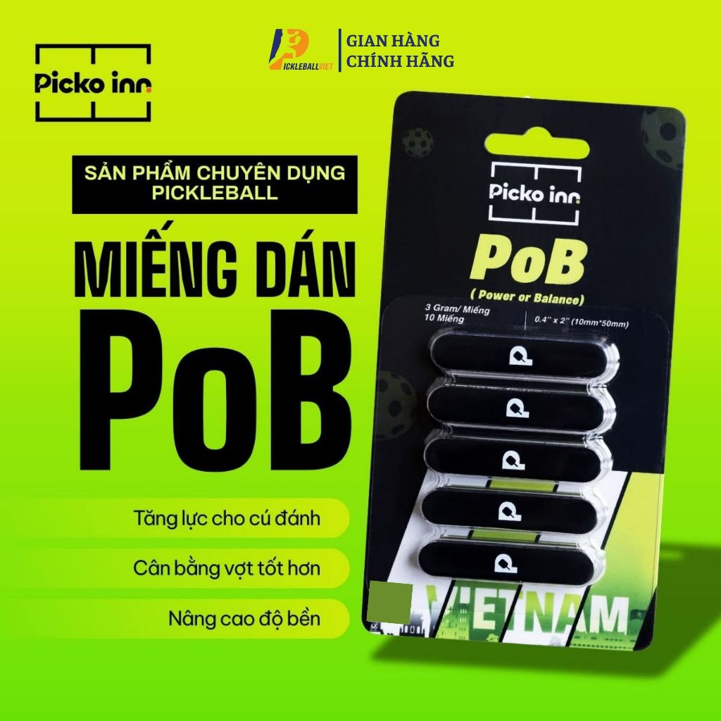 ของแท้ Picko Inn Picko Pickball Racket Weight Gain - ตะกั่วปรับ Pickleball Racket