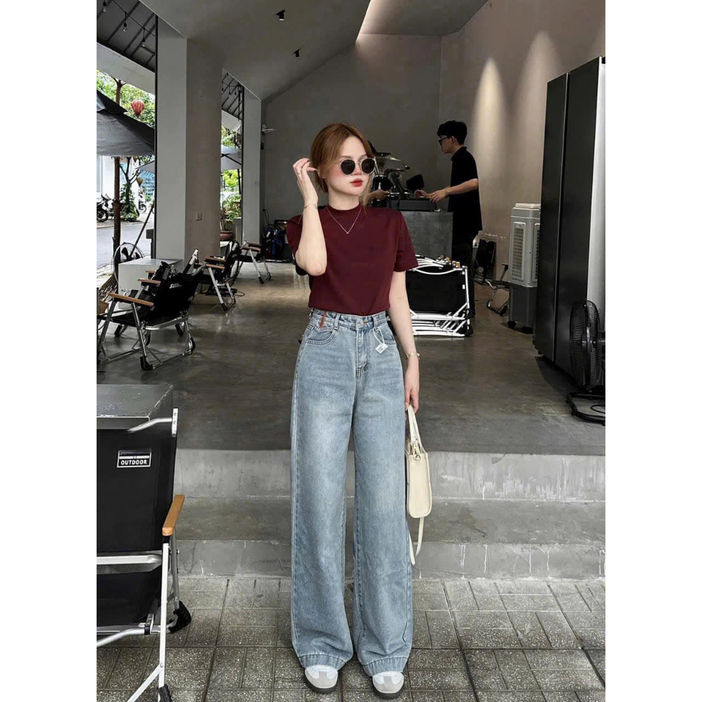 ツ SIMPLE BASIC SET: เสื้อยืด + SP JEANS021709 โรงกลั่น
