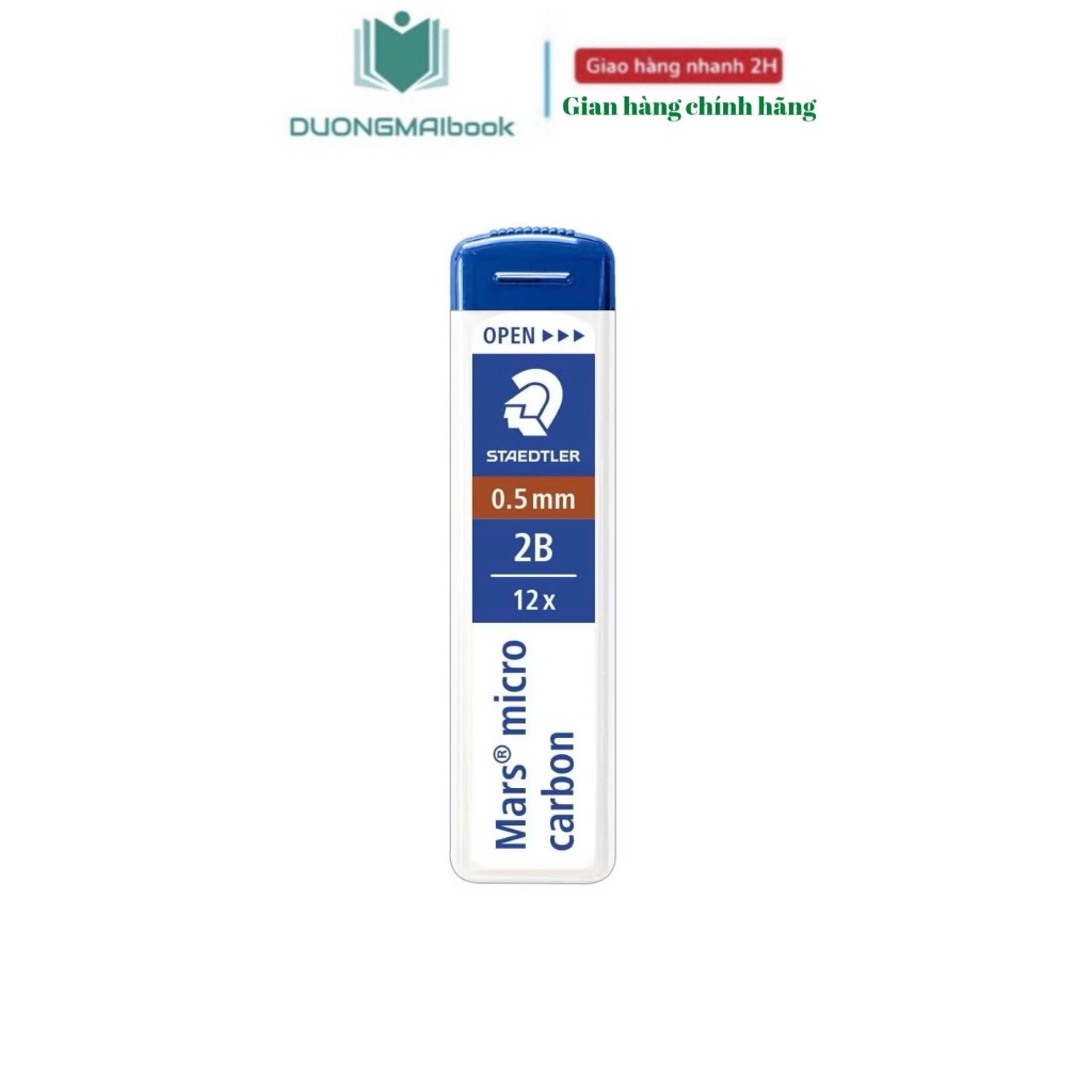 STAEDTLER Mars Micro Carbon 2B ไส้ดินสอกด nib 0.5 - Art.Nr 250 05-2B