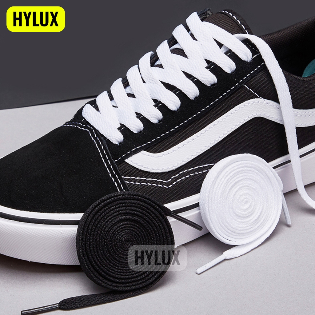 เชือกผูกรองเท้า Vans ตัดต่ํา ของแท้สีดําและสีขาวสูง - เชือกรองเท้ากีฬา