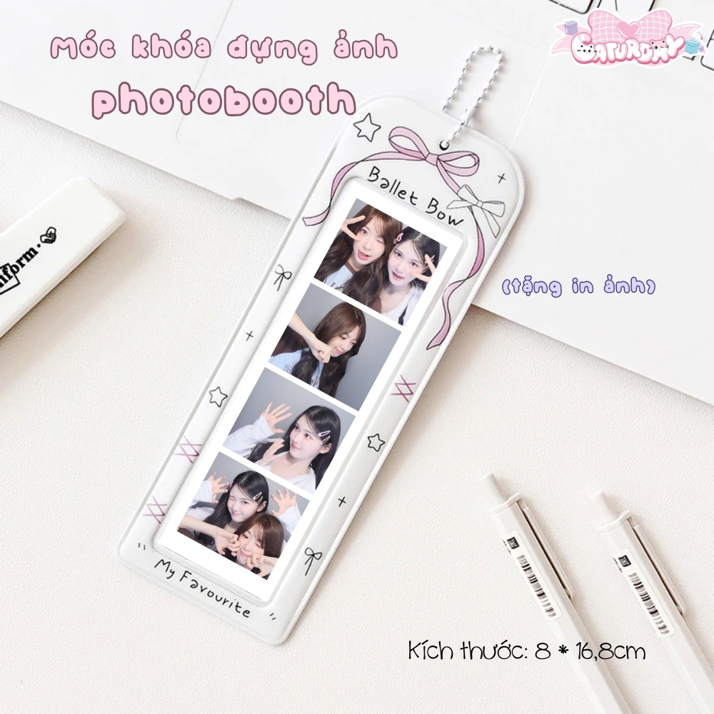 กรอบรูป PVC photobooth KEYCHAIN (PRINT PHOTO INCLUDED)