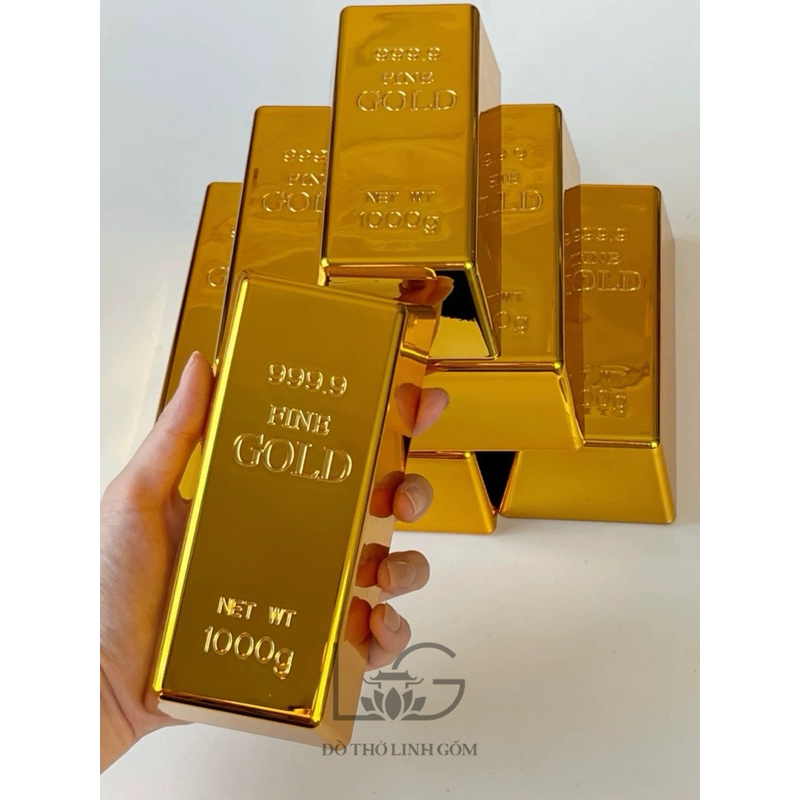 9999 ABS Gold Bar ไฟฟ้าสถิตชุบทองไม่มีสี Fade Table Decor