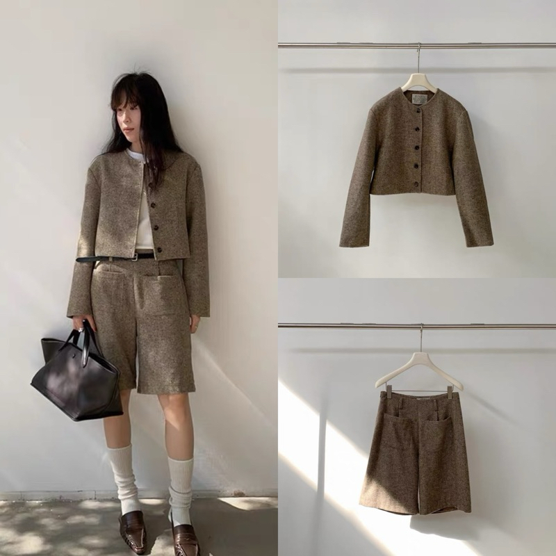 เสื้อคลุมและกางเกงขาสั้น Set made in Korea IN By IN