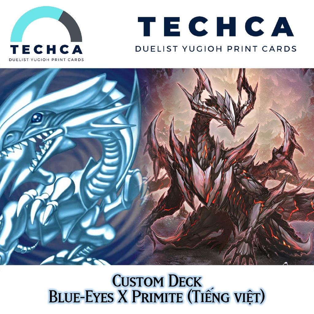 การ์ดพิมพ์เวียดนาม - Yugioh Deck - สํารับแบบกําหนดเอง - Blue-Eyes X Primite