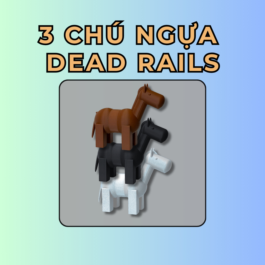 โมเดลฟิกเกอร์ม้า Dead Rails - สุดสนุก