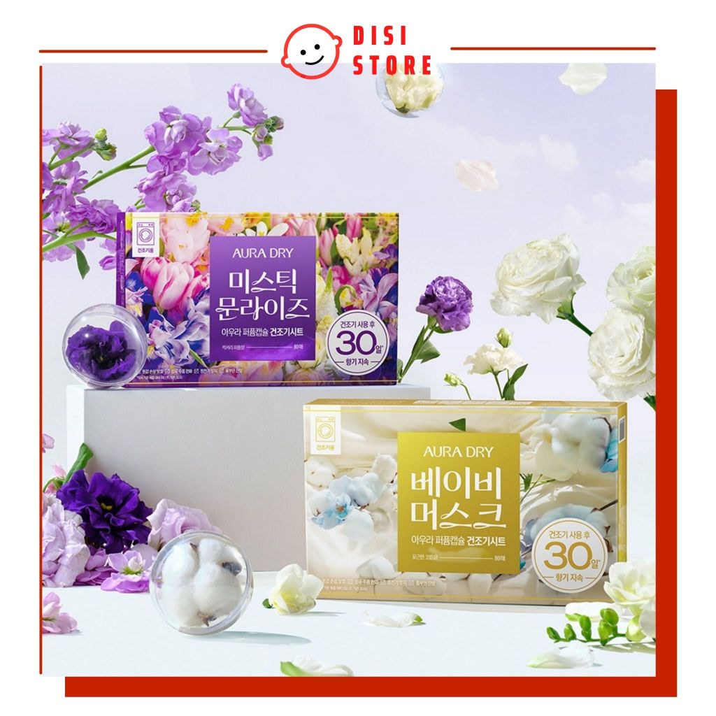 (ODD) LG Aura Dry 30-Day Baby Musk / Mystic Moonrise Clothes Fragrance Paper for LG Korean Clothes D